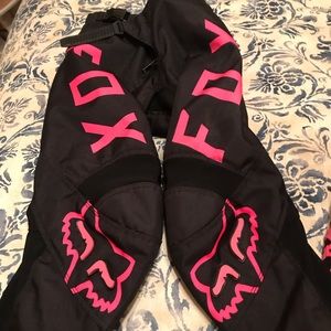 Fox comp 5k racing pants and socks child’s size 6
